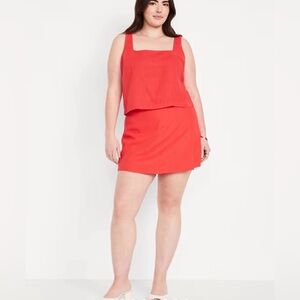 Old Navy Bright Red Mini Skort